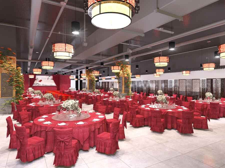 新中式风格酒店宴会厅照明设计公司