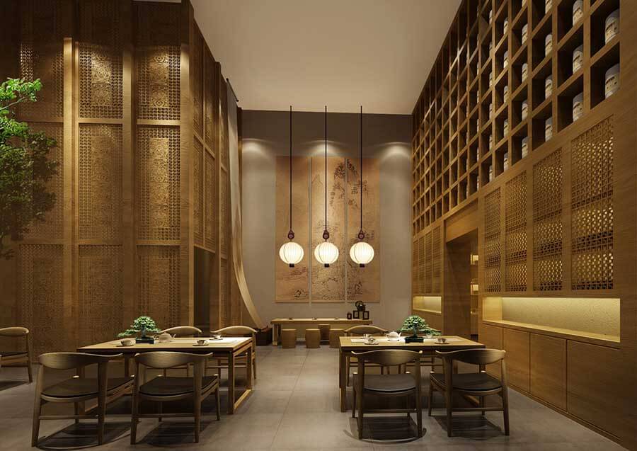 新中式风格酒店餐厅照明设计公司